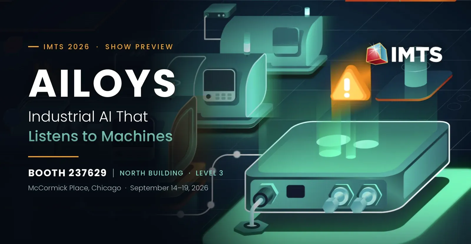 Ailoys Brings Acoustic Industrial AI to IMTS 2026