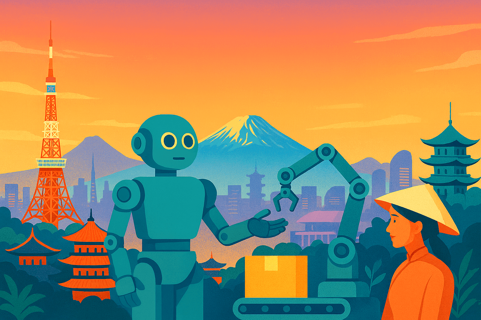 How Japan, Korea, Singapore and Vietnam Are Shaping the Next Global Automation Era