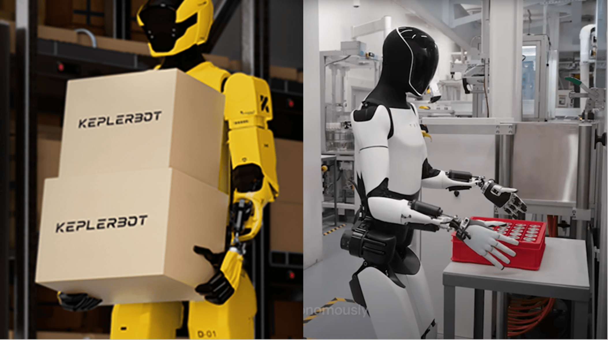 The Battle Between Optimus and K2: Hybrid Humanoids Enter Mass Production