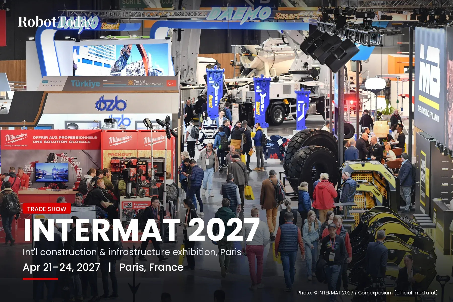 INTERMAT 2027: Apr 21-24, Paris Nord Villepinte
